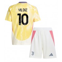 Juventus Kenan Yildiz #10 Vonkajší Detský futbalový dres 2024-25 Krátky Rukáv (+ trenírky)